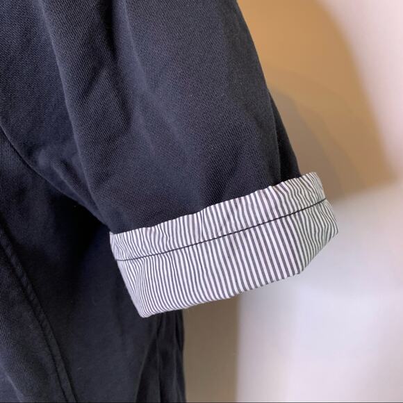 3.1 Phillip Lim black sweatshirt style tunic dress size Extra Small XS - Picture 10 of 14